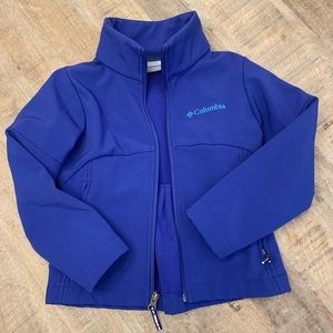 Girls Columbia wind breaker jacket